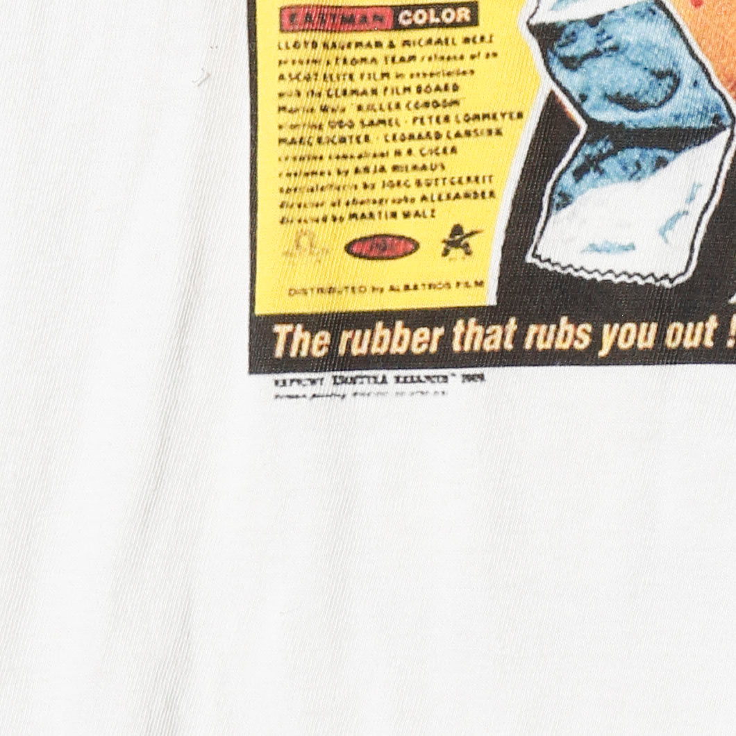 vintage 90's rockin jelly bean "killer condom"comic n/s t-shirt