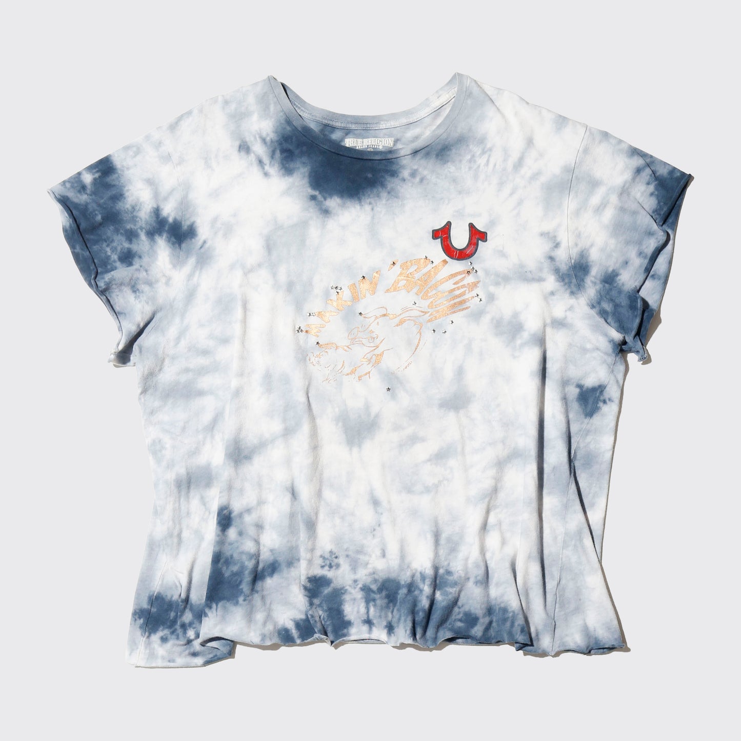 *one-off "making bacon" hand screen t-shirt