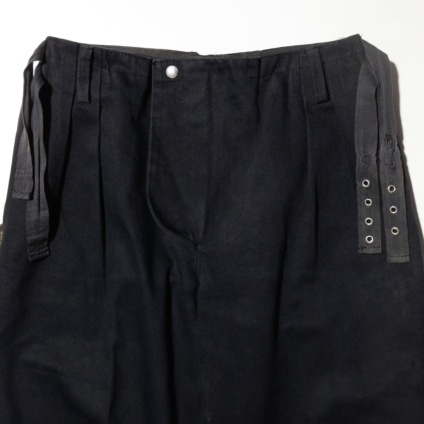 vintage side concho line trousers