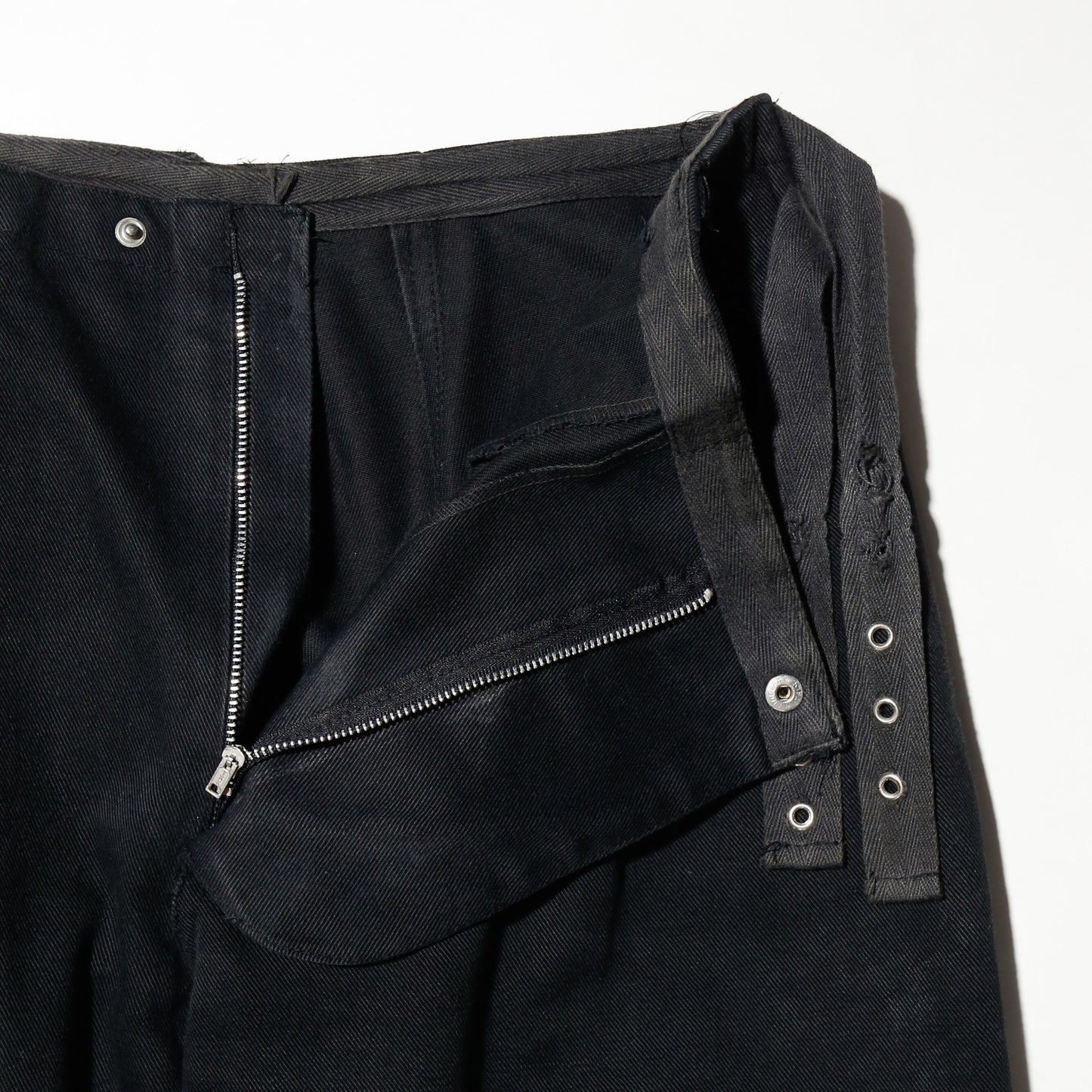 vintage side concho line trousers