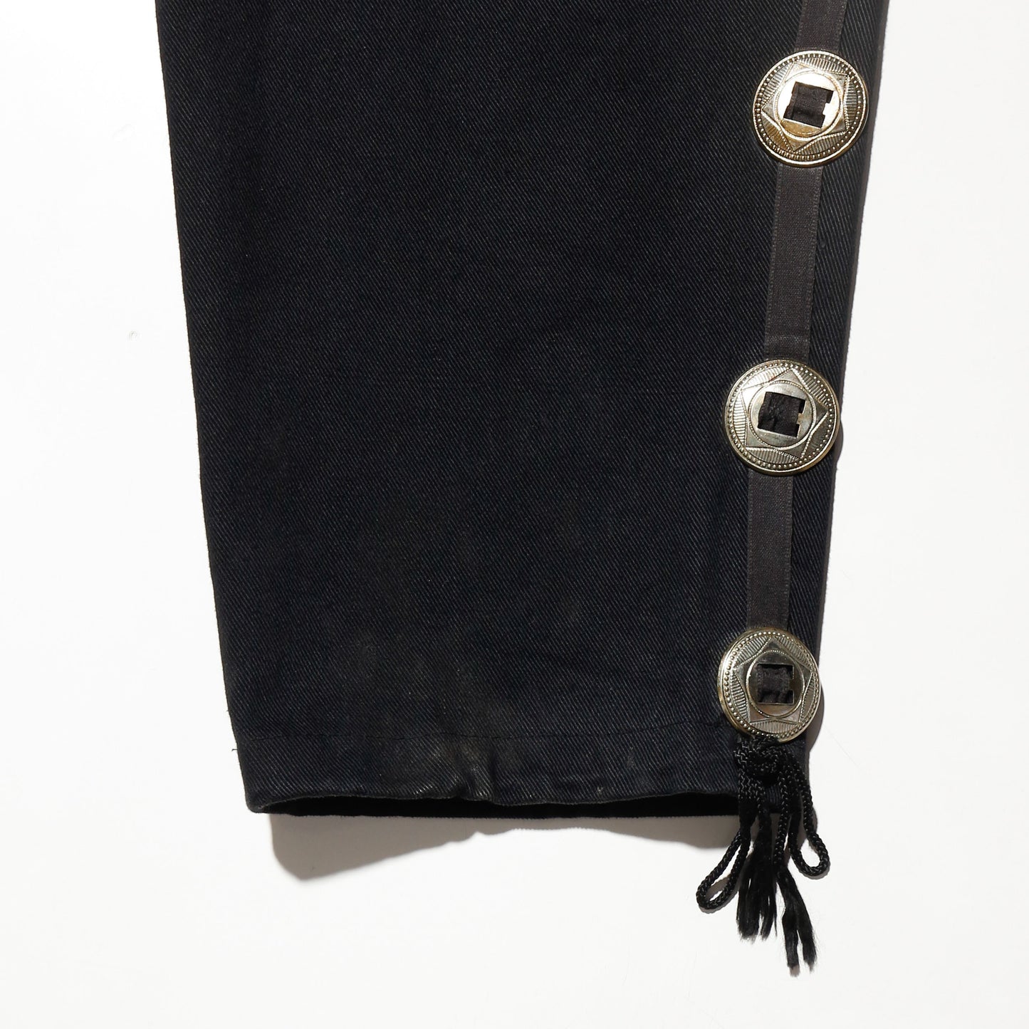 vintage side concho line trousers