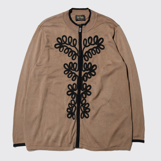 vintage broderie knit jacket