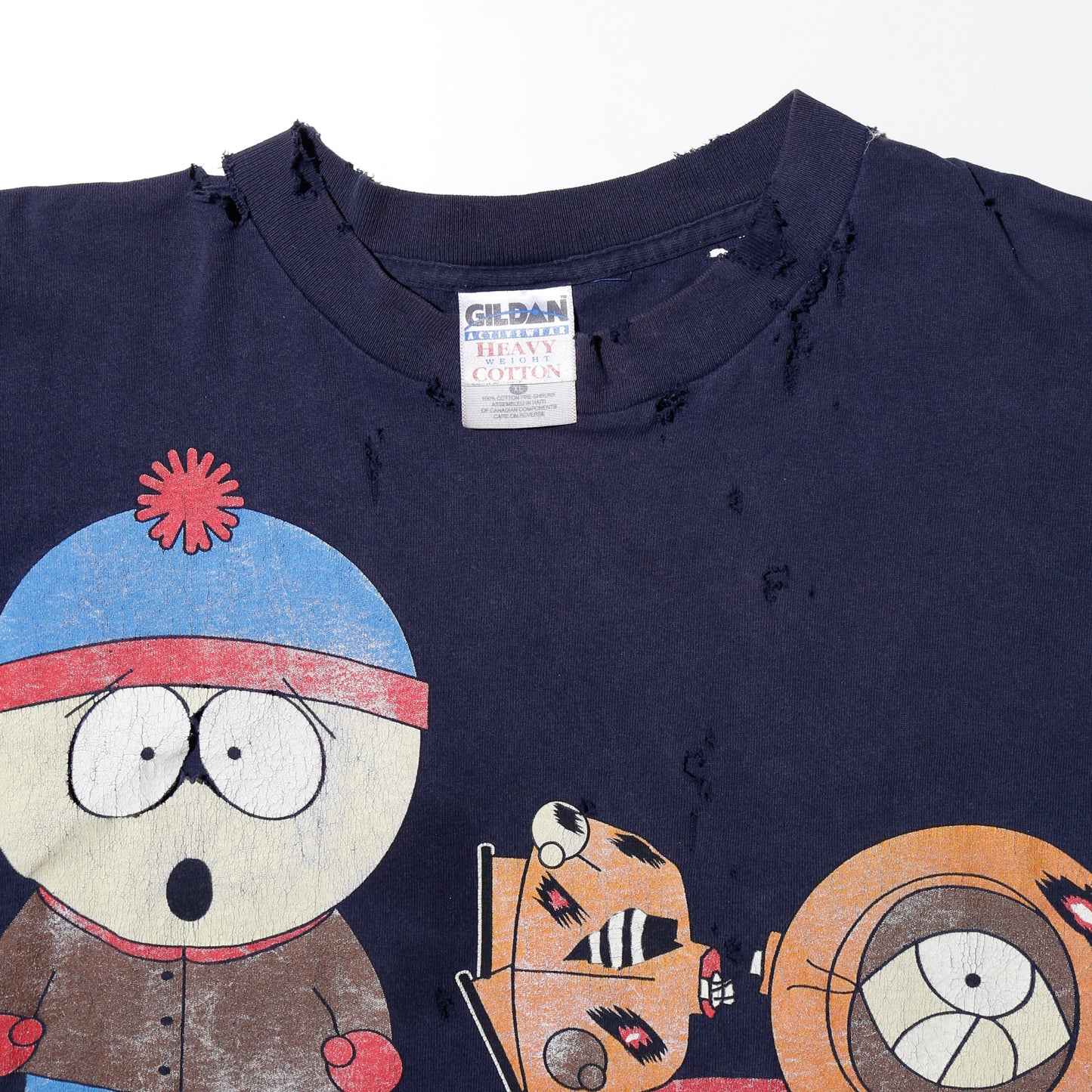 vintage 1997's south park broken t-shirt