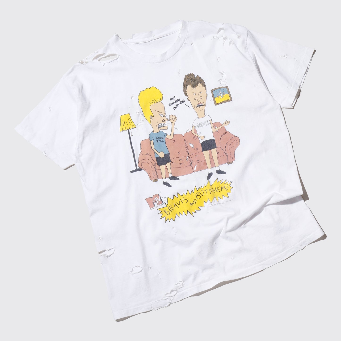 vintage 1993's beavis and butt-head broken t-shirt