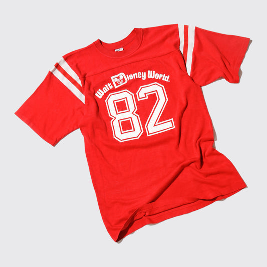 vintage 80's walt disney world football t-shirt