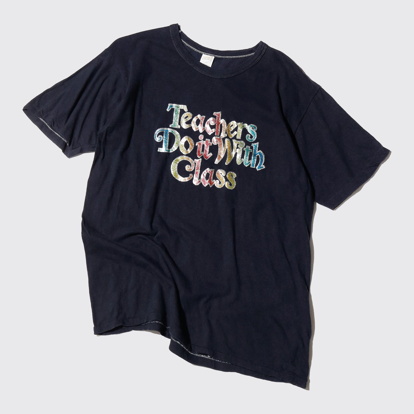 vintage 80's "Teachers Do It With Class" t-shirt