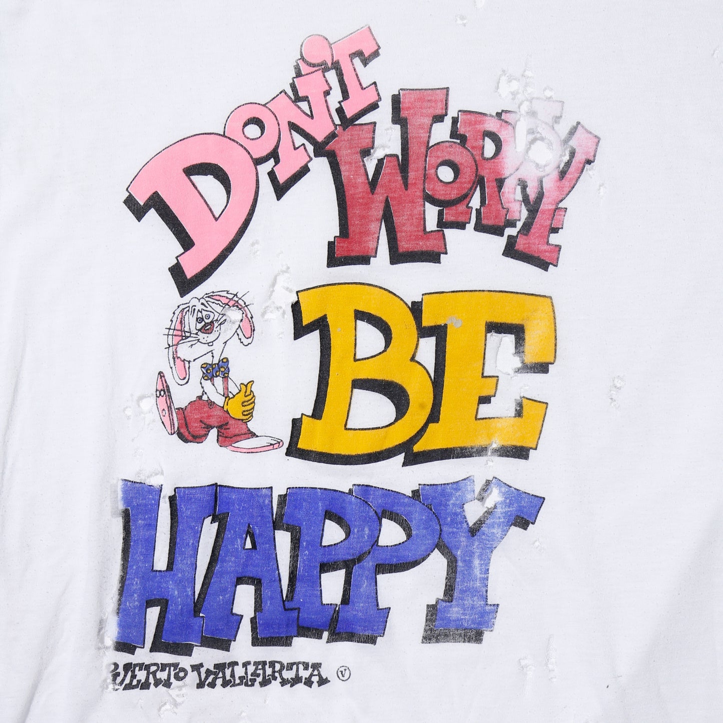 vintage 80's RogerRabbit broken t-shirt