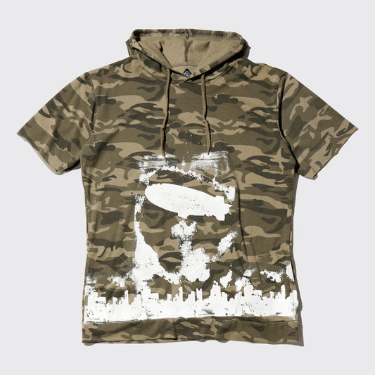 *one-off "the world is yours" hand screen h/s hoodie