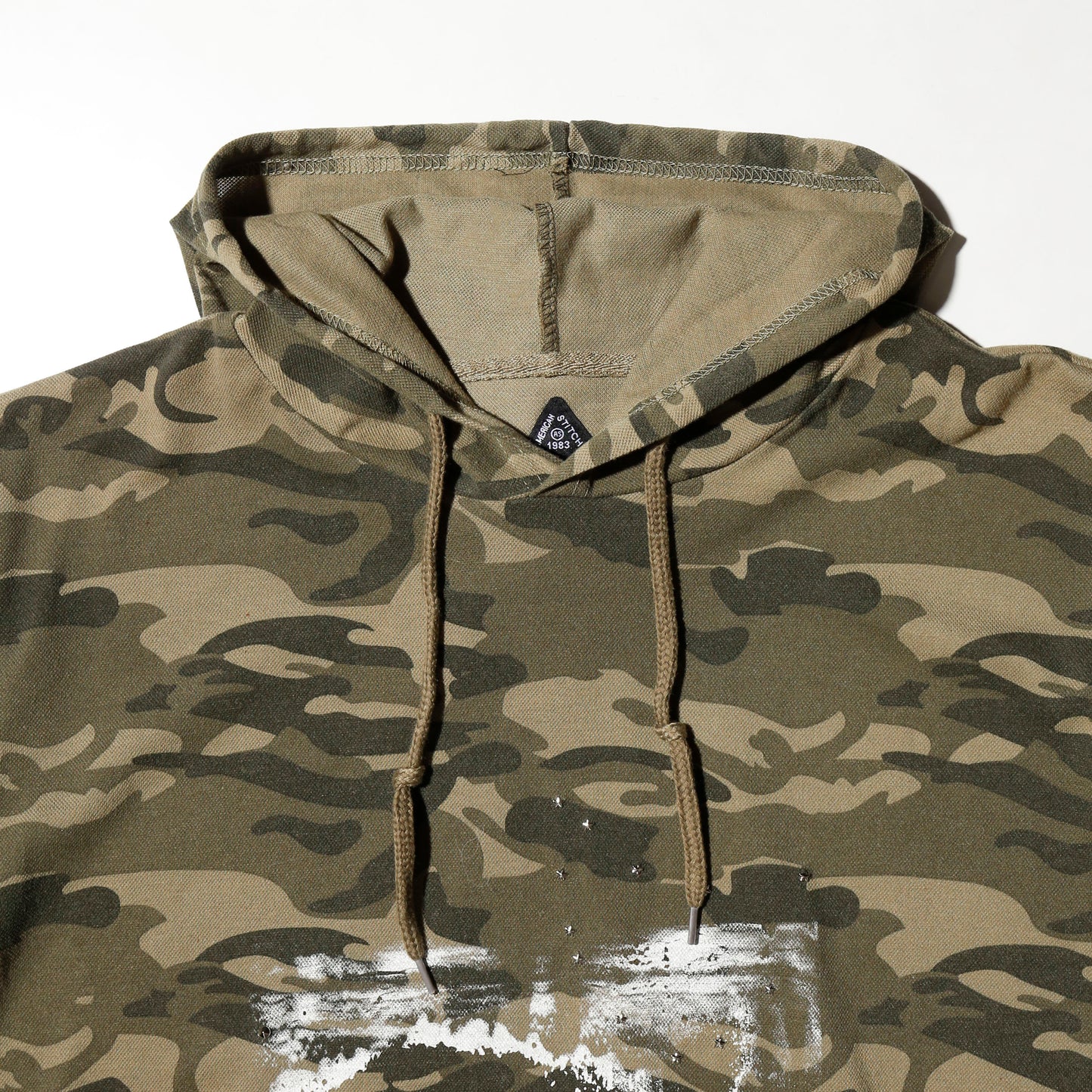 *one-off "the world is yours" hand screen h/s hoodie