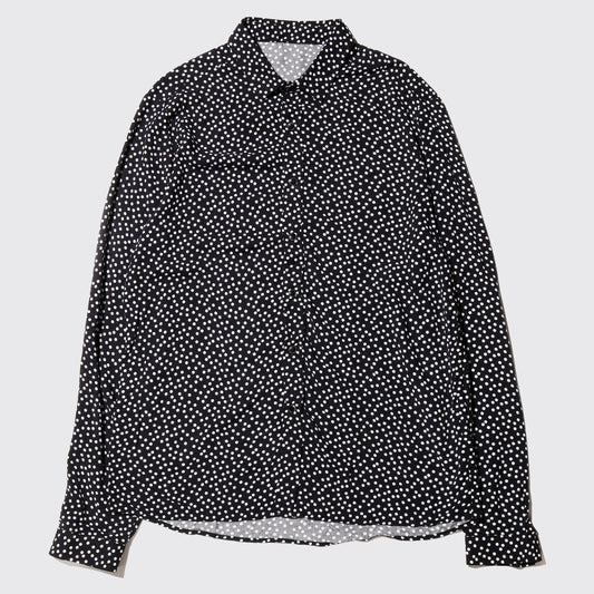 vintage dots rayon shirt