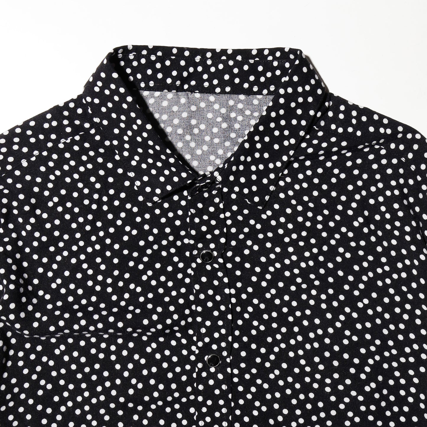 vintage dots rayon shirt