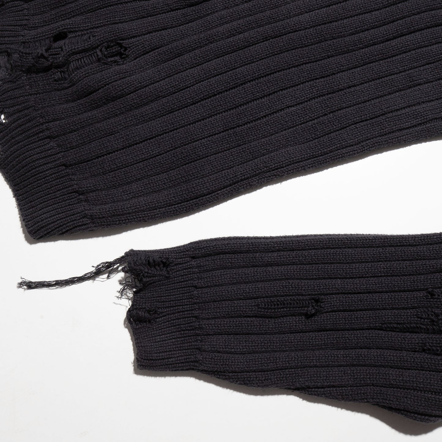 vintage broken cotton rib sweater