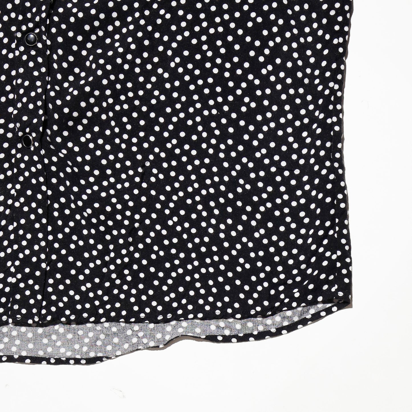 vintage dots rayon shirt