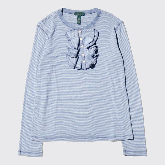vintage Lauren ralph lauren ruffle l/s