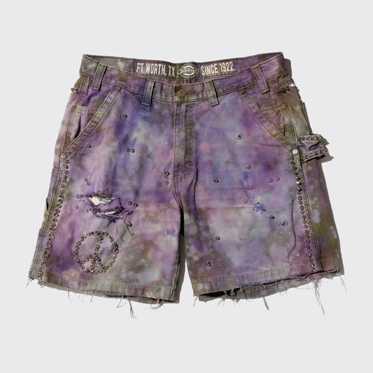 *one-off dust custom painter shorts, *cut off