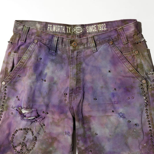 *one-off dust custom painter shorts, *cut off