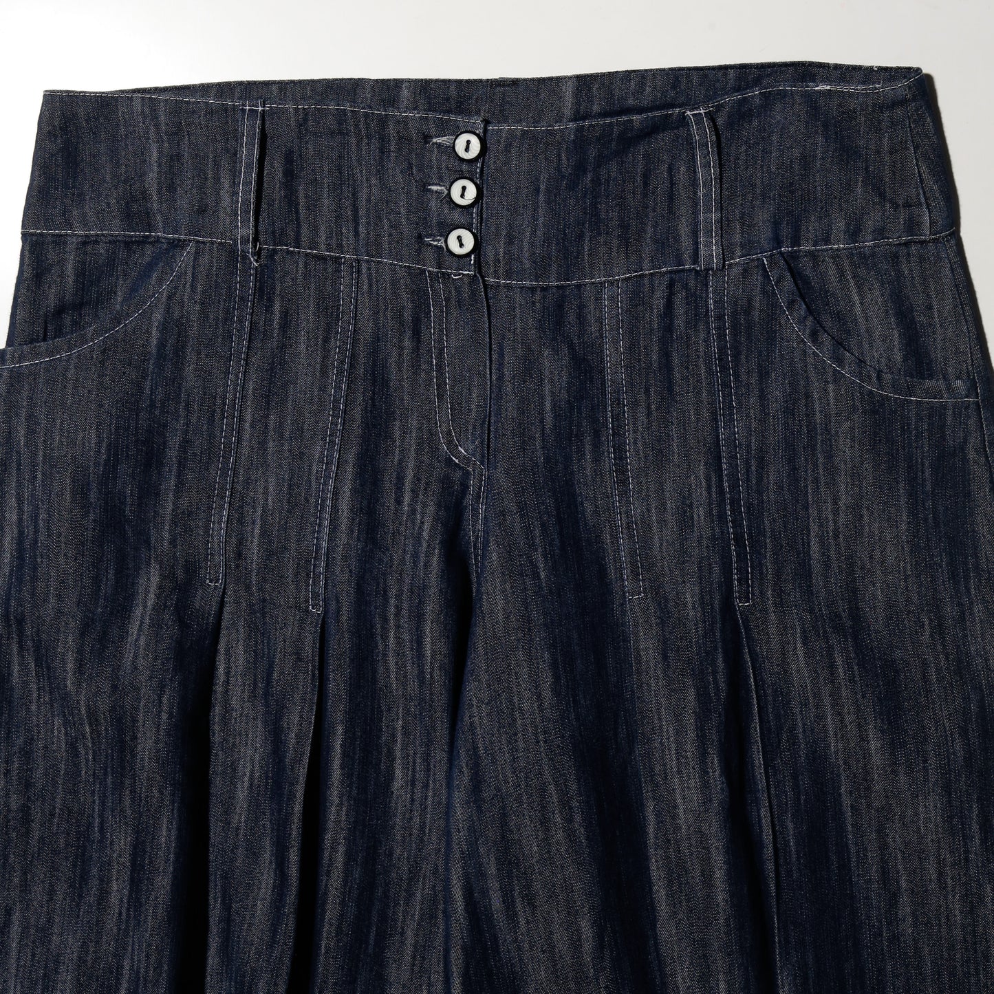 vintage pleats jumbo culotte trousers