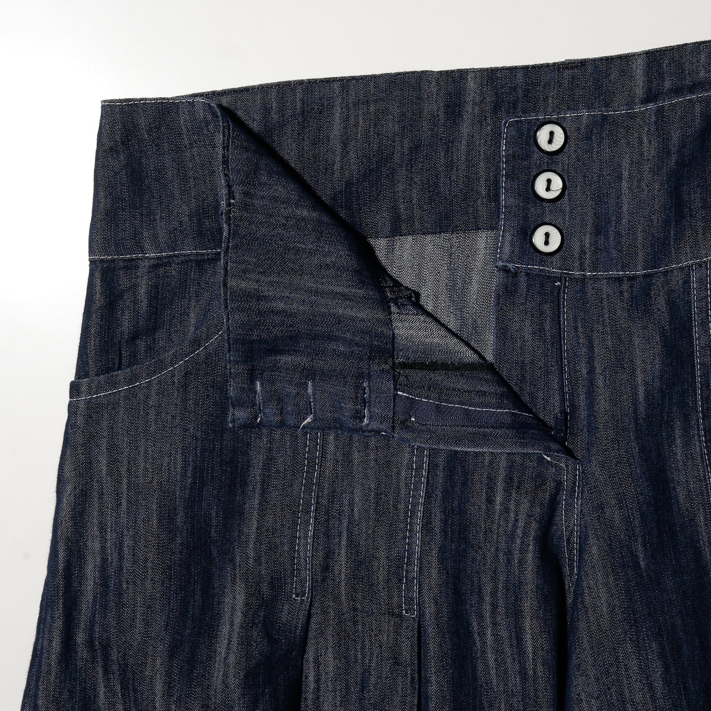 vintage pleats jumbo culotte trousers