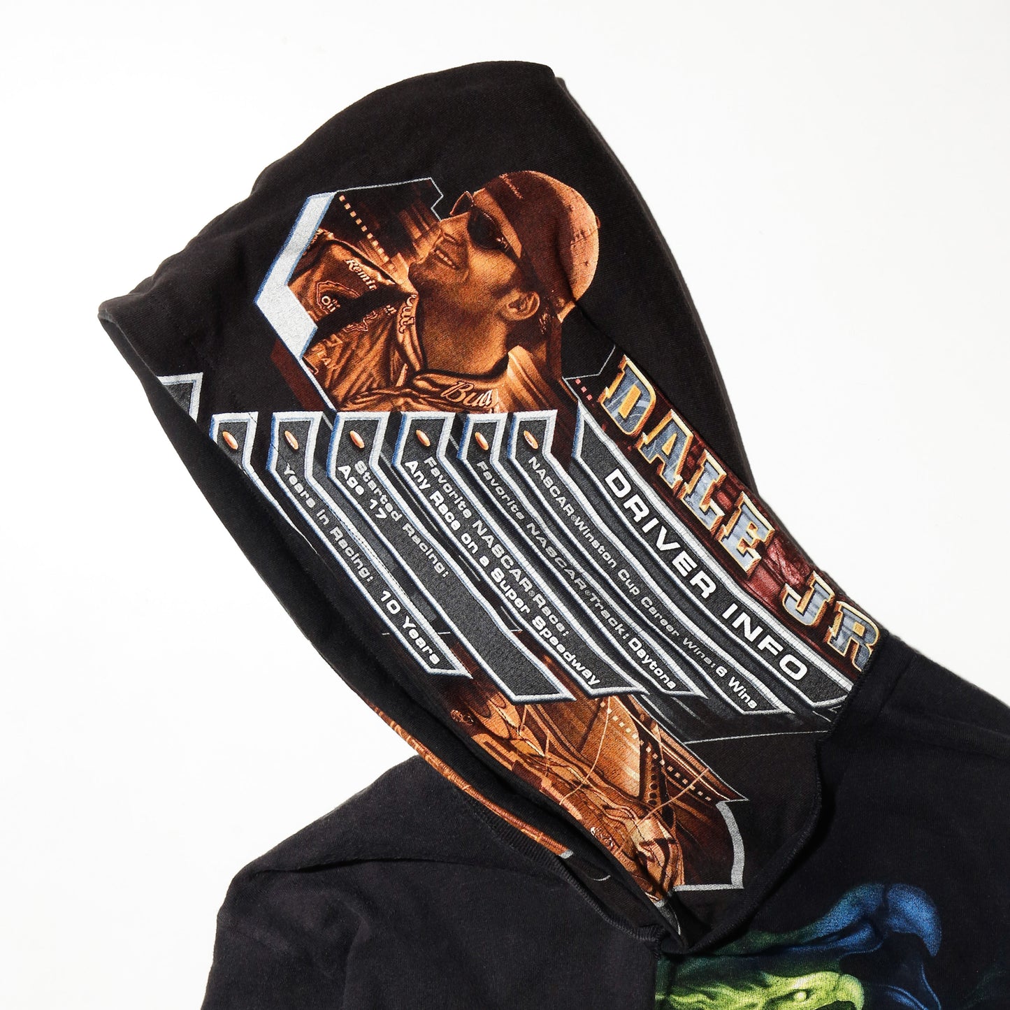 *one-off hybrid hooded cut sew