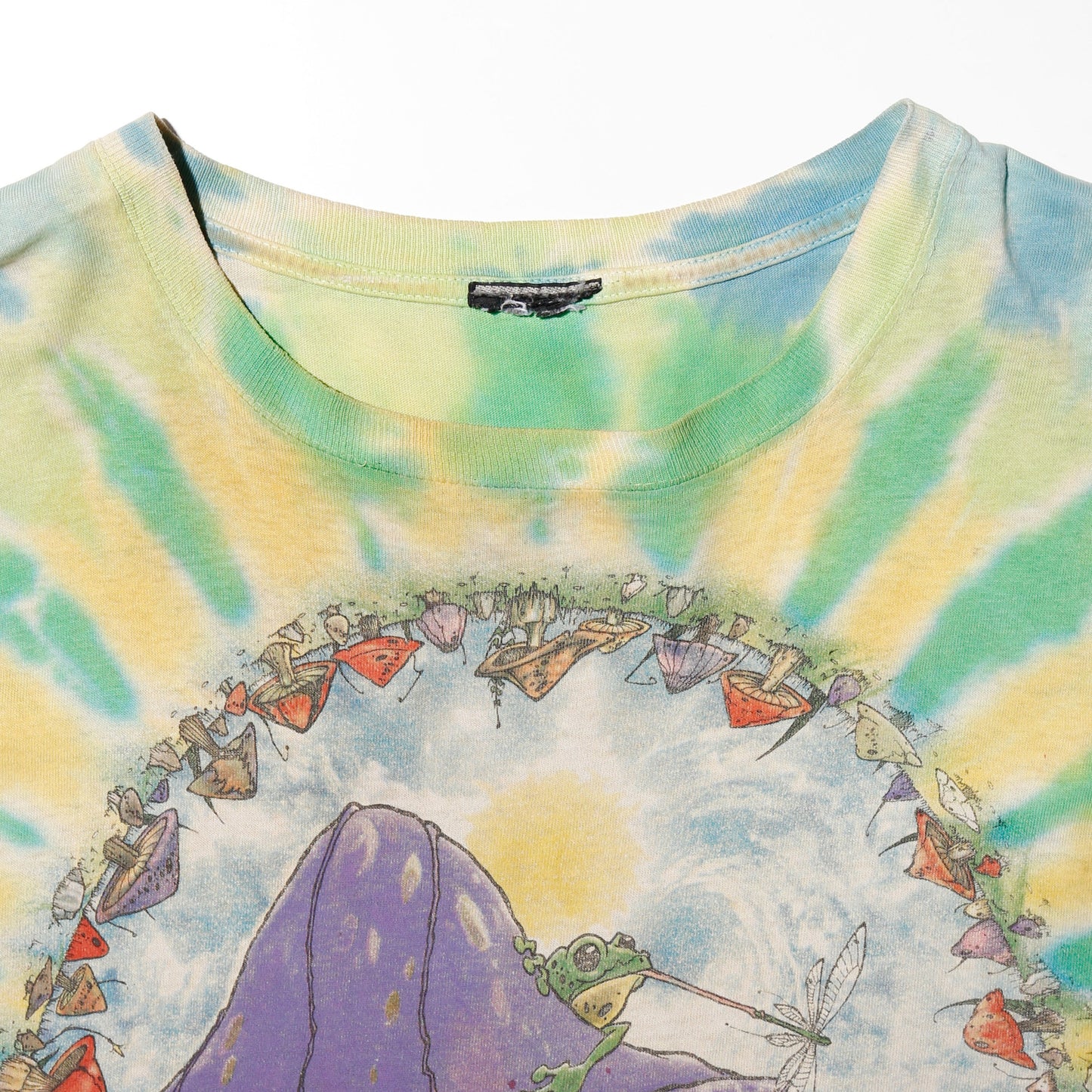 vintage just2000's liquid blue "skull wizard" t-shirt
