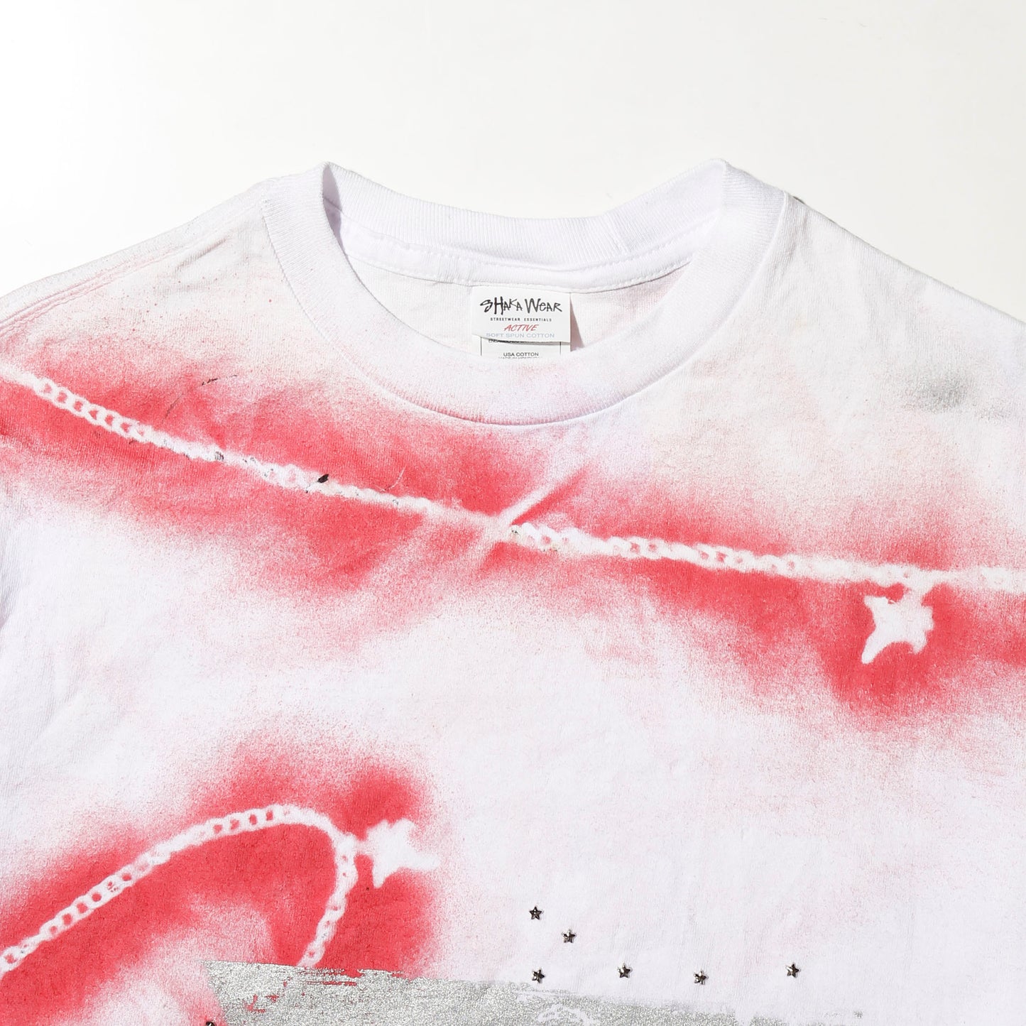 *one-off "the world is yours" hand screen t-shirt