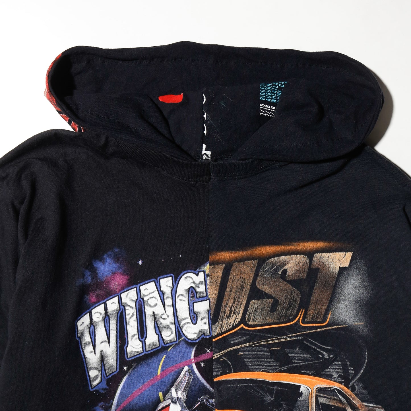 *one-off hybrid hoodie cut sew