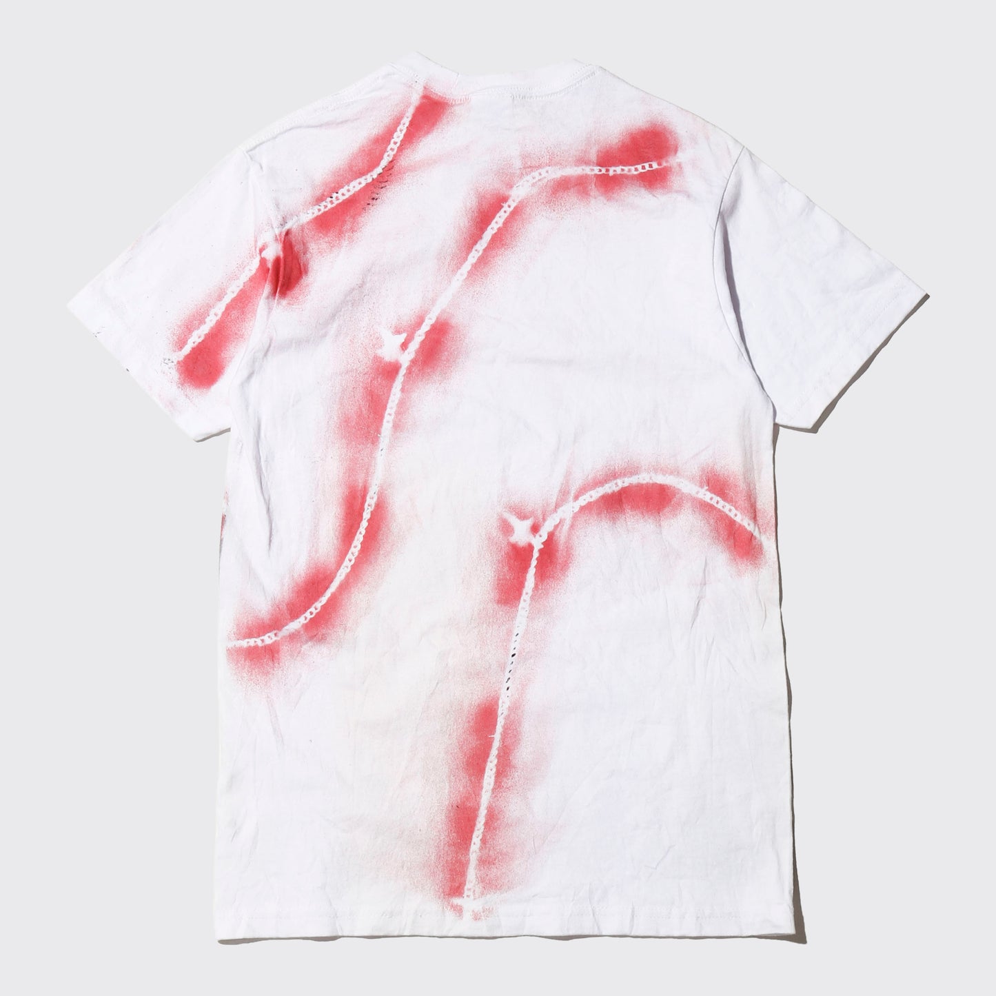 *one-off "the world is yours" hand screen t-shirt