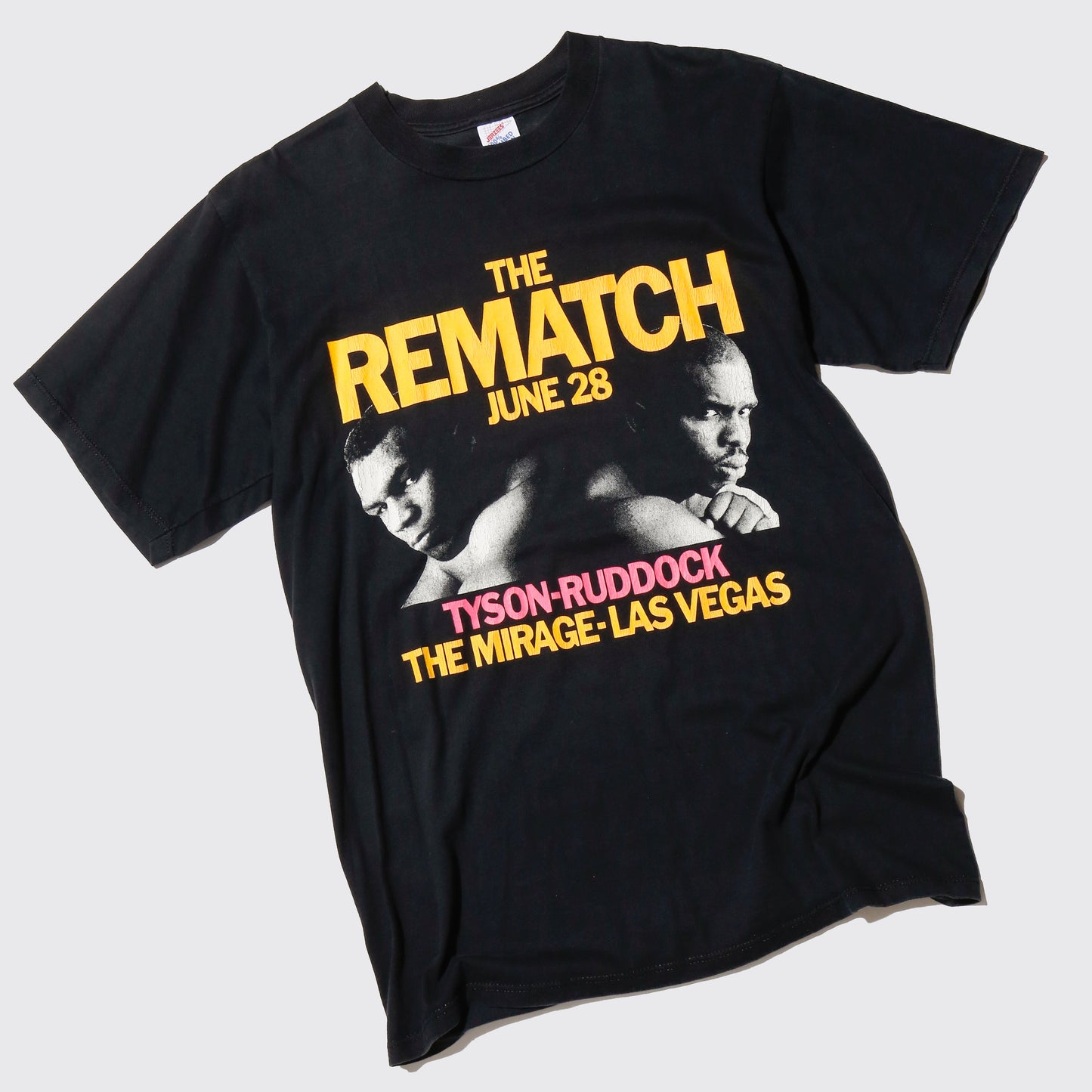 vintage 1991's Mike Tyson vs. Donovan Ruddock the rematch t-shirt