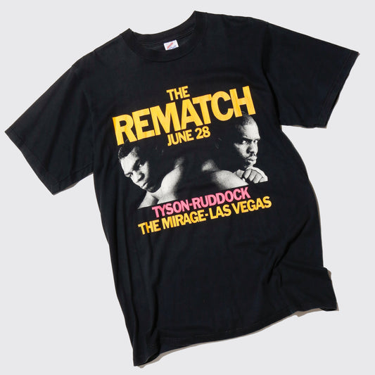 vintage 1991's Mike Tyson vs. Donovan Ruddock the rematch t-shirt