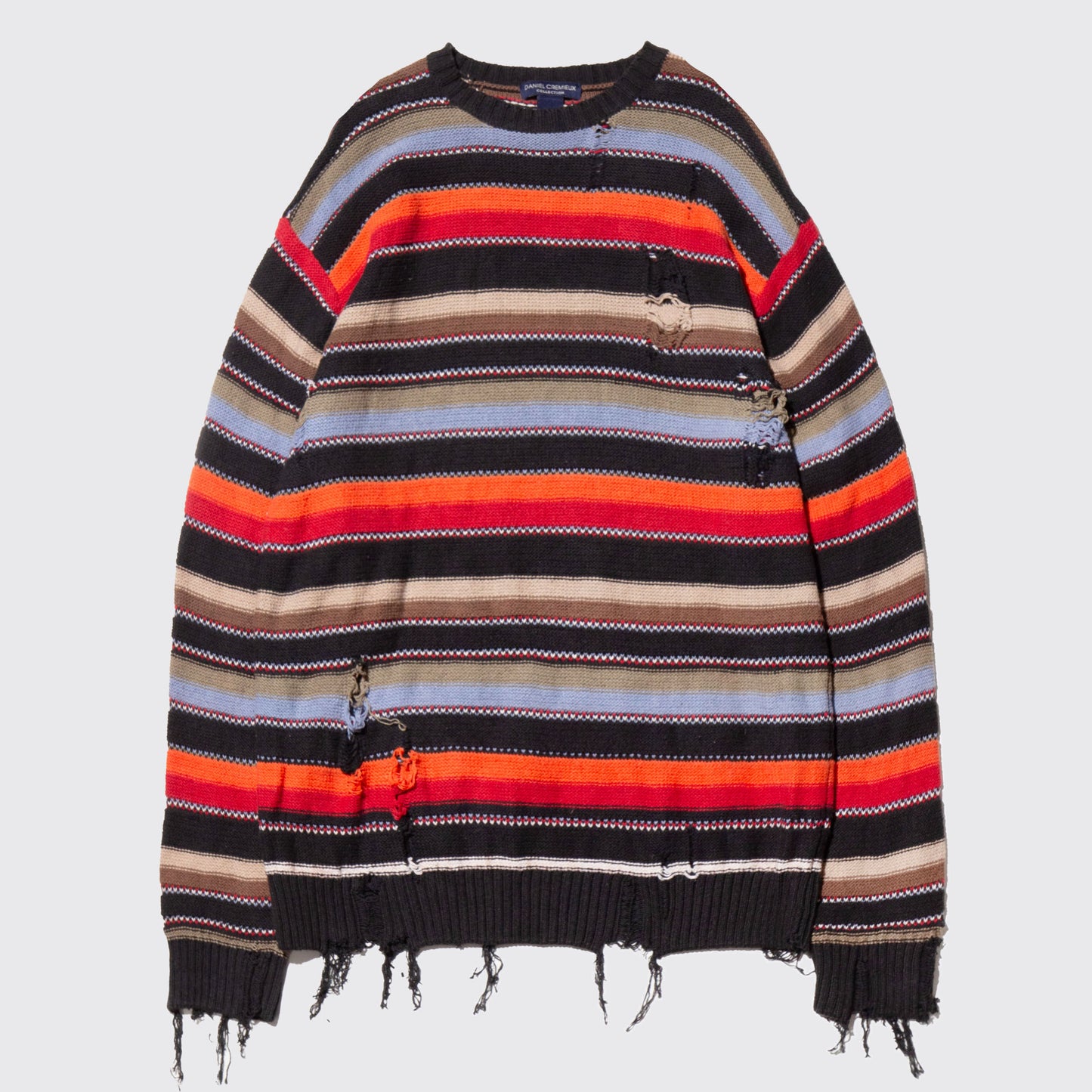 vintage broken border sweater