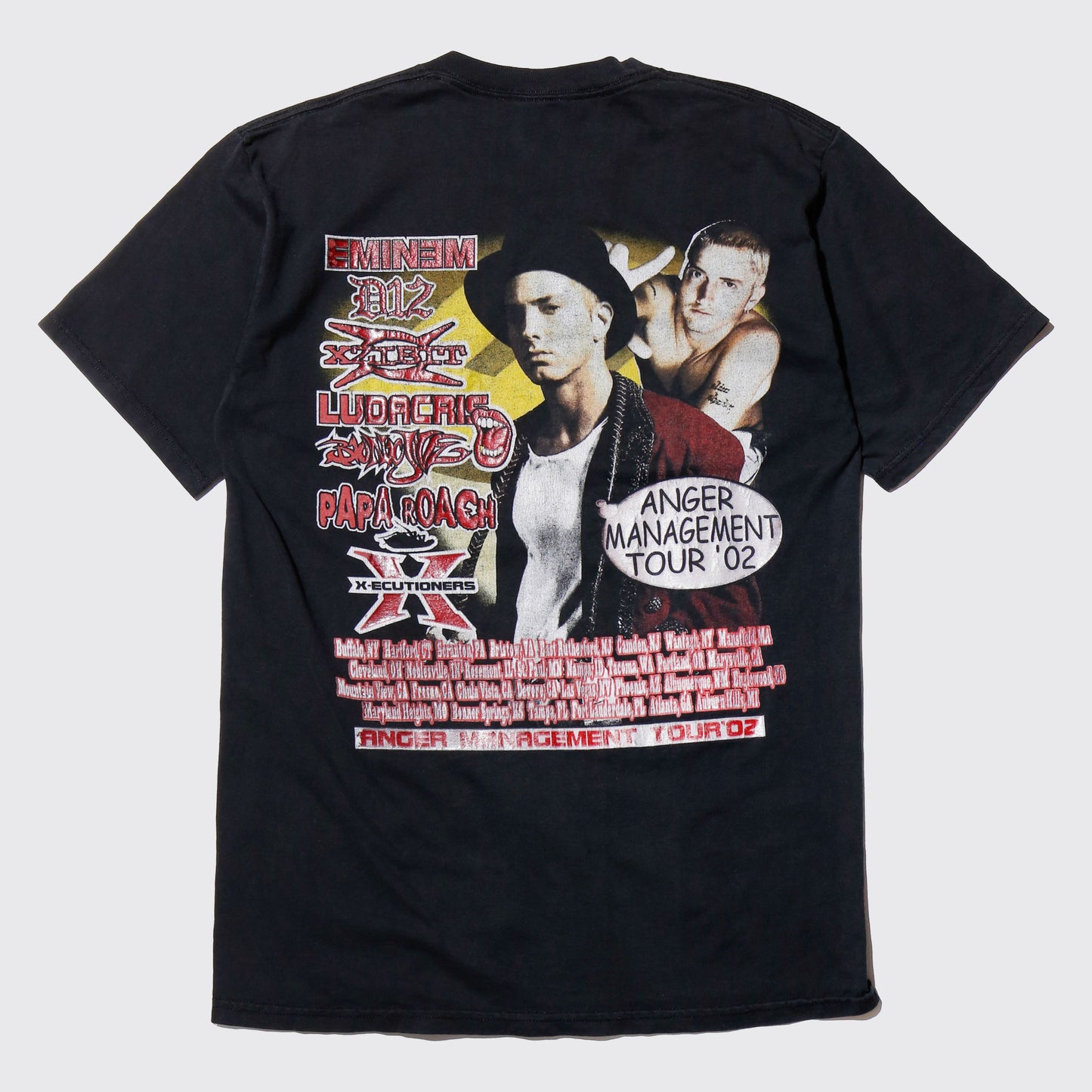vintage 2002's Eminem "Anger Management Tour" t-shirt