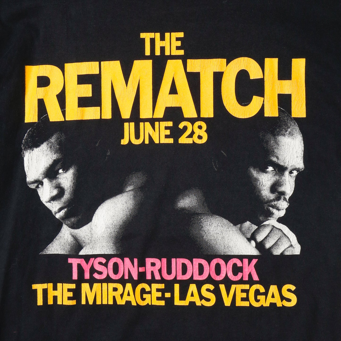 vintage 1991's Mike Tyson vs. Donovan Ruddock the rematch t-shirt