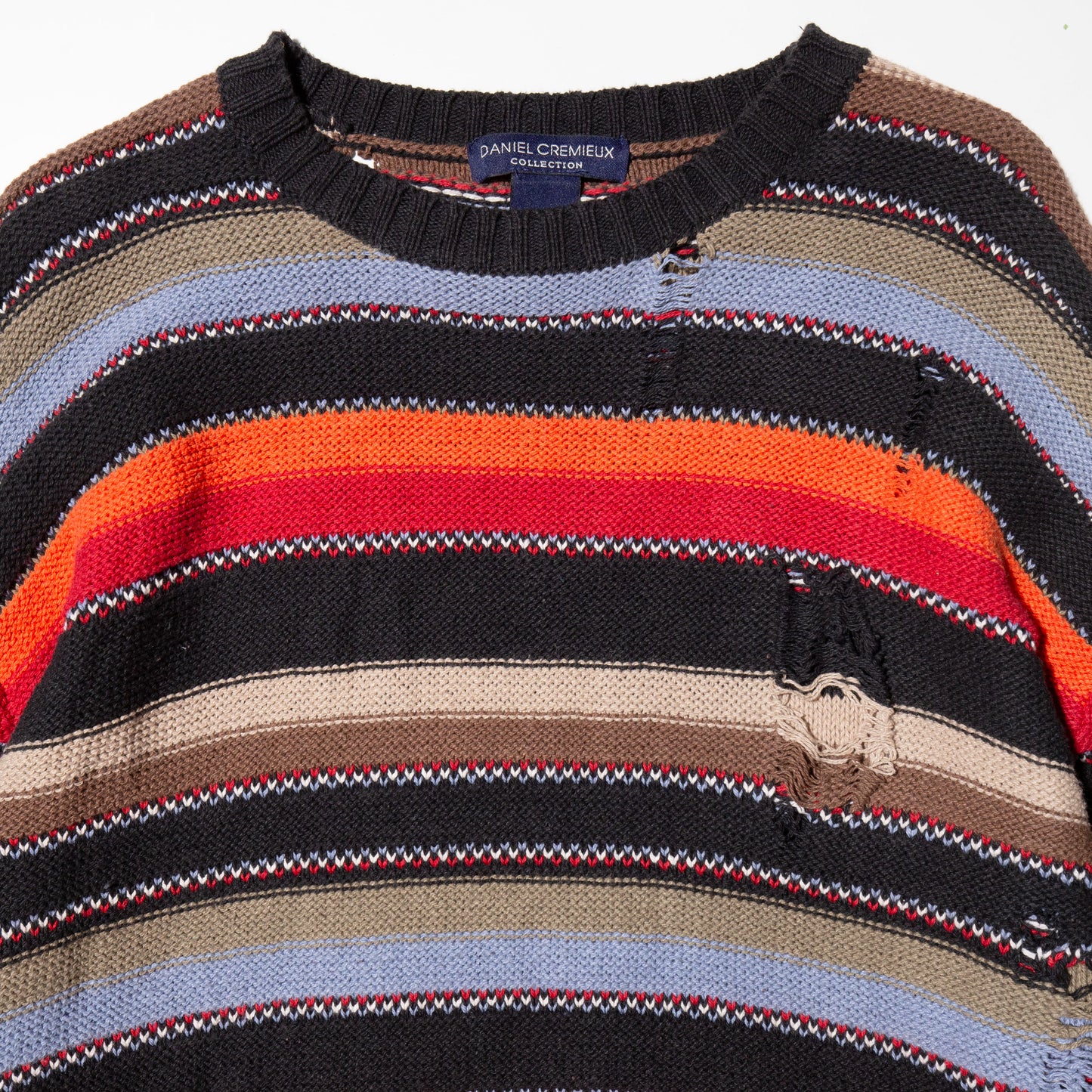 vintage broken border sweater