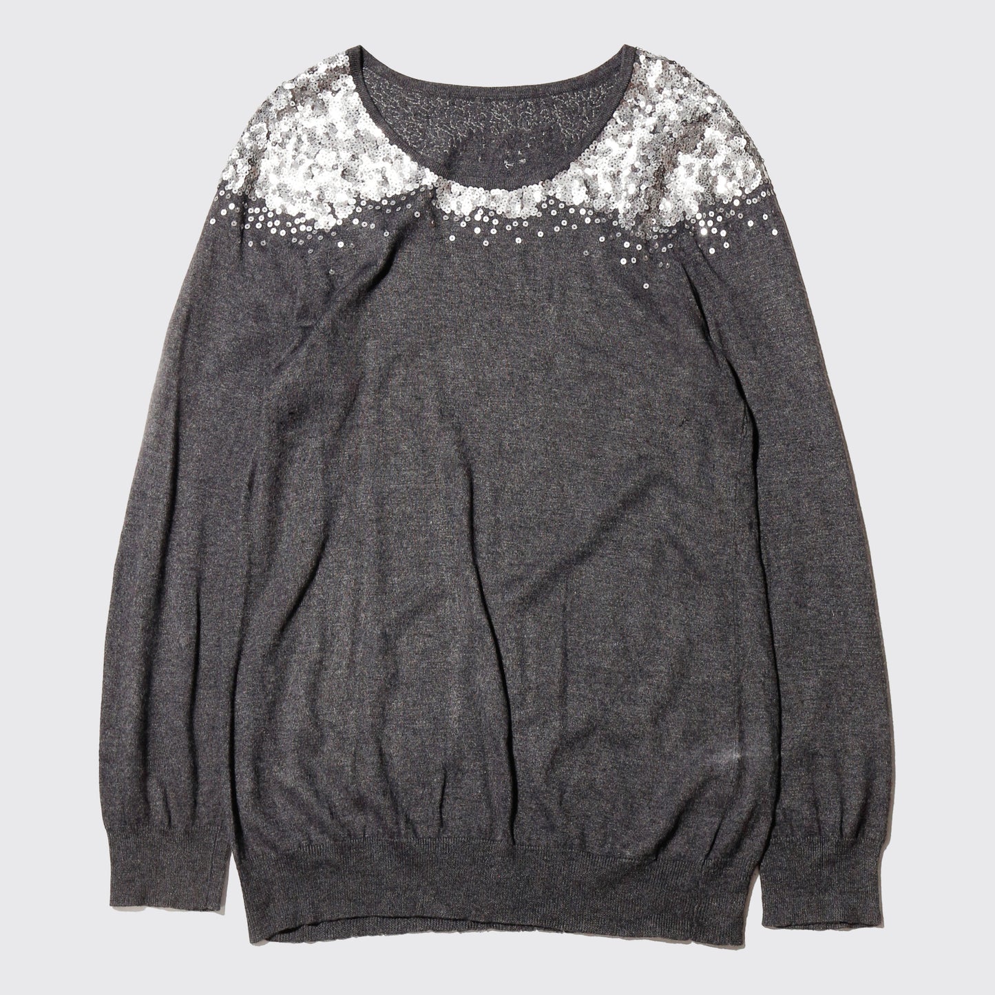vintage spangle knit cut sew