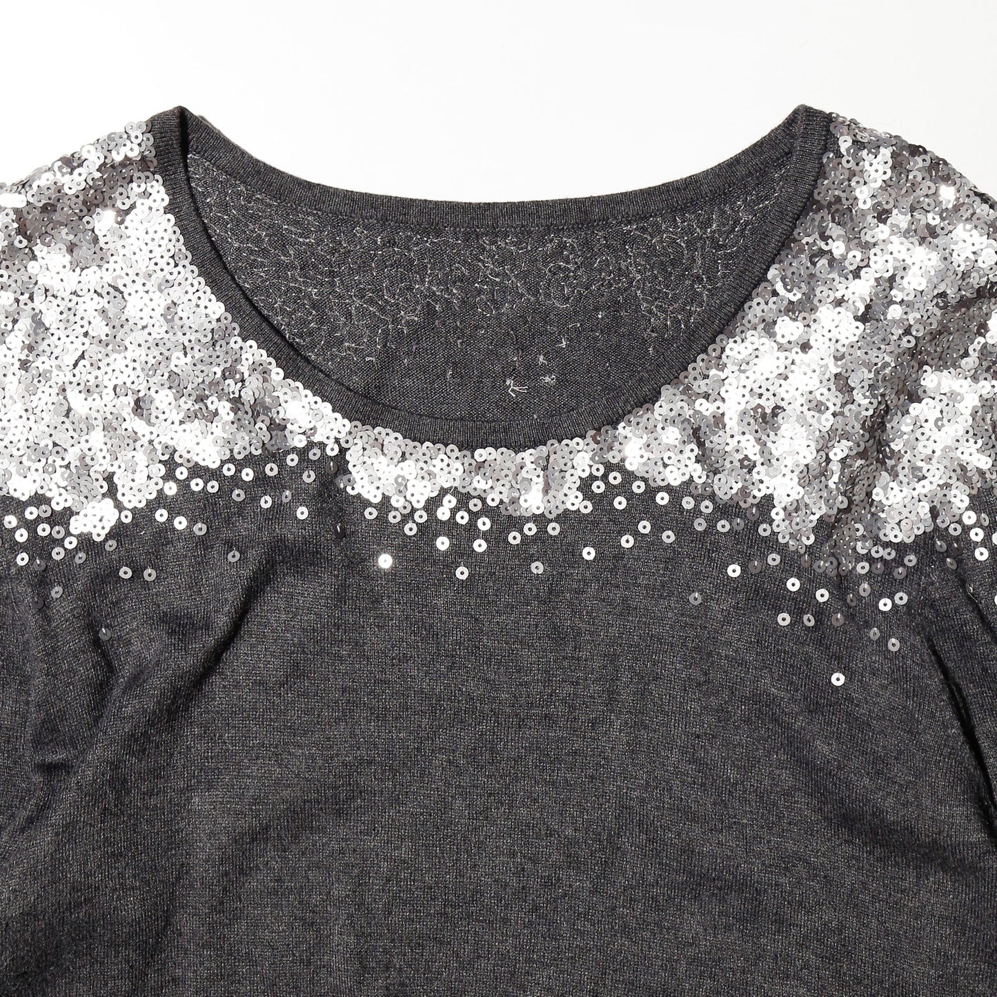 vintage spangle knit cut sew