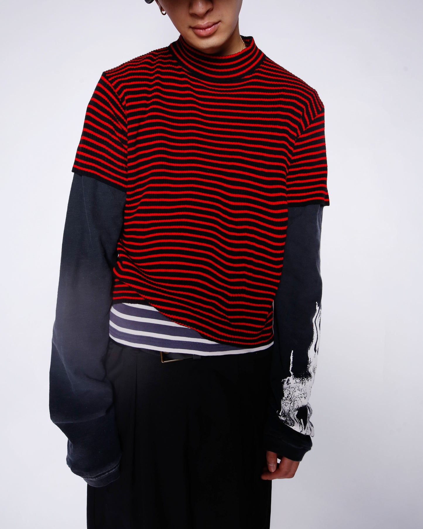 *one-off hybrid border cut sew