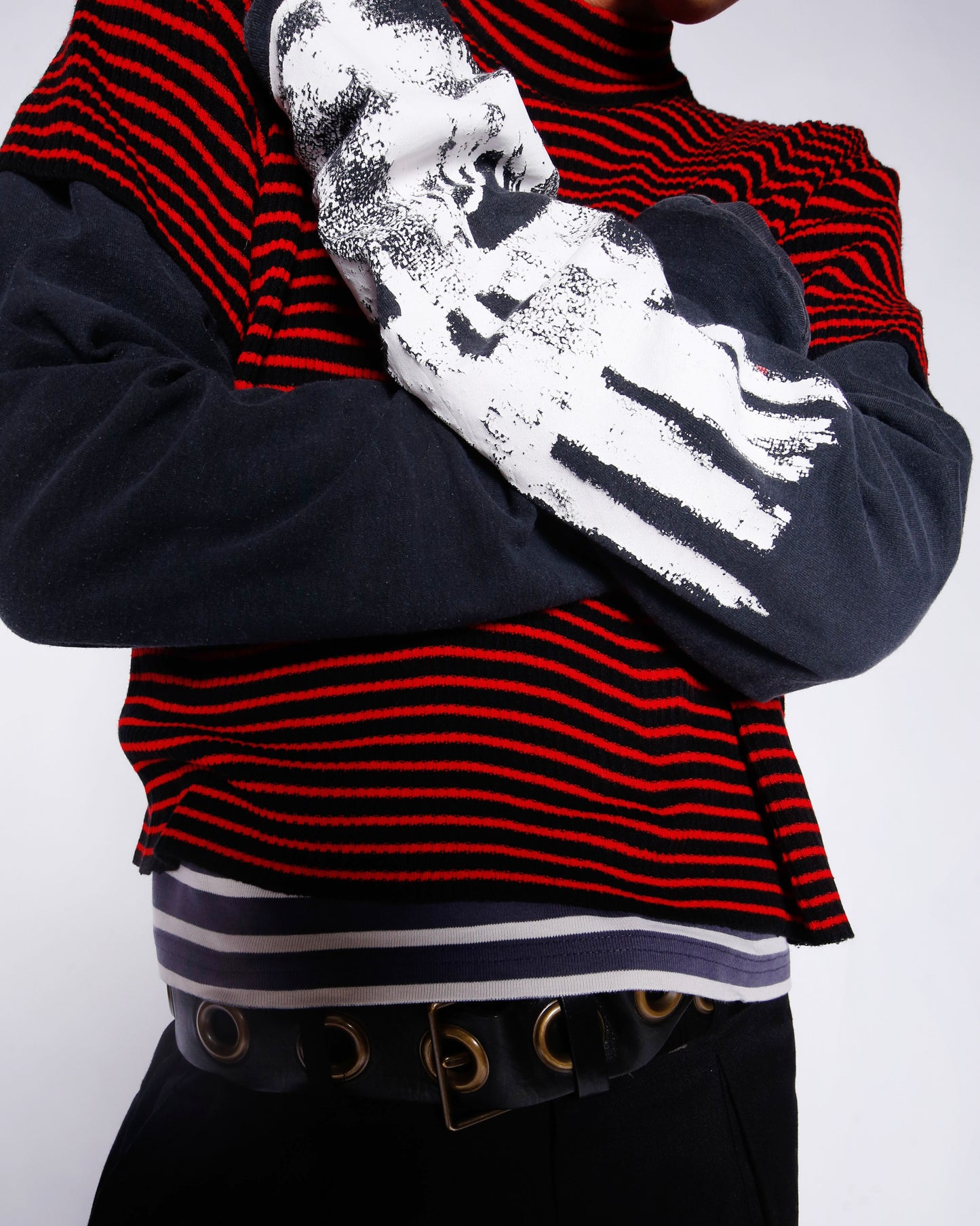 *one-off hybrid border cut sew