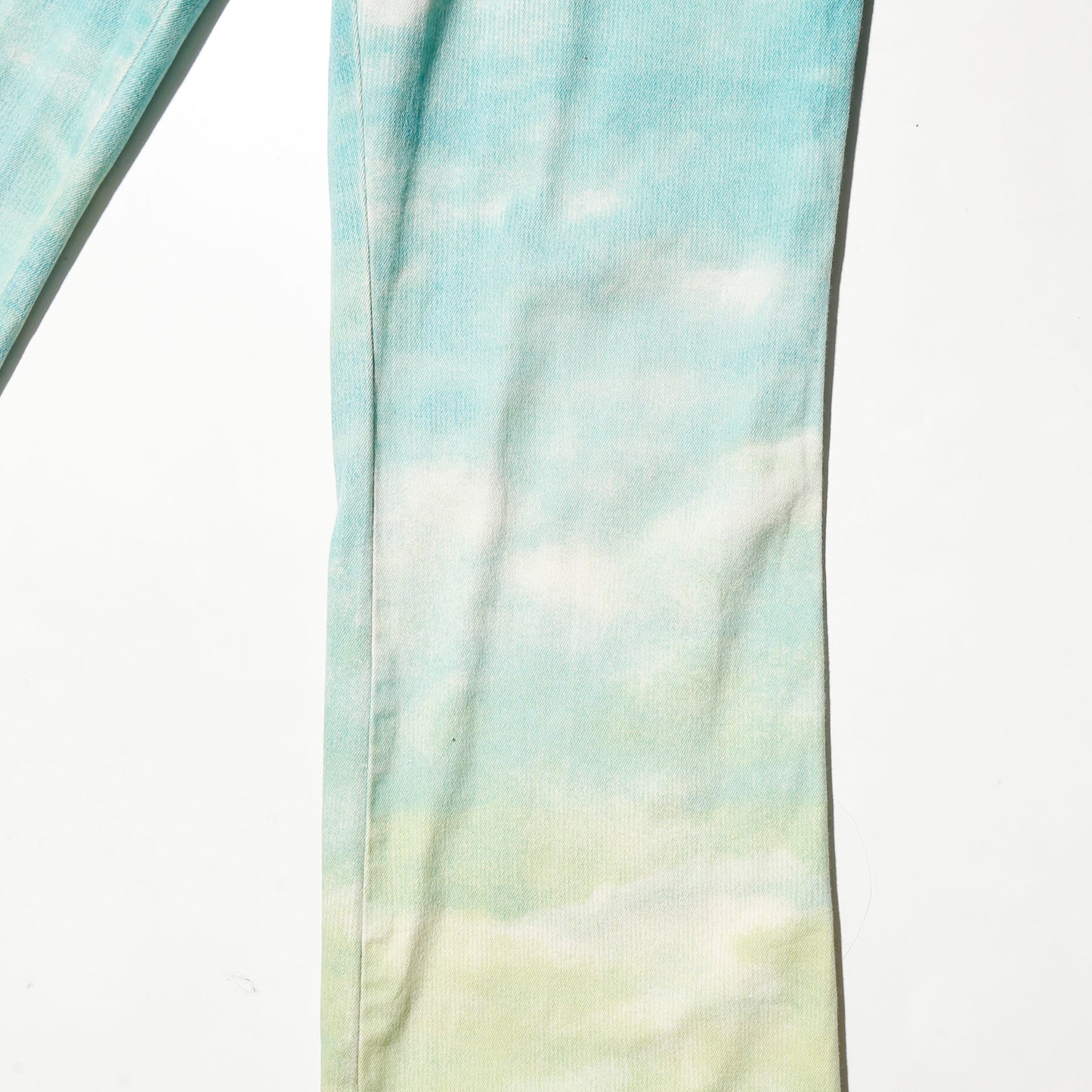 vintage 00's cavallie jeans gradient sky flare jeans