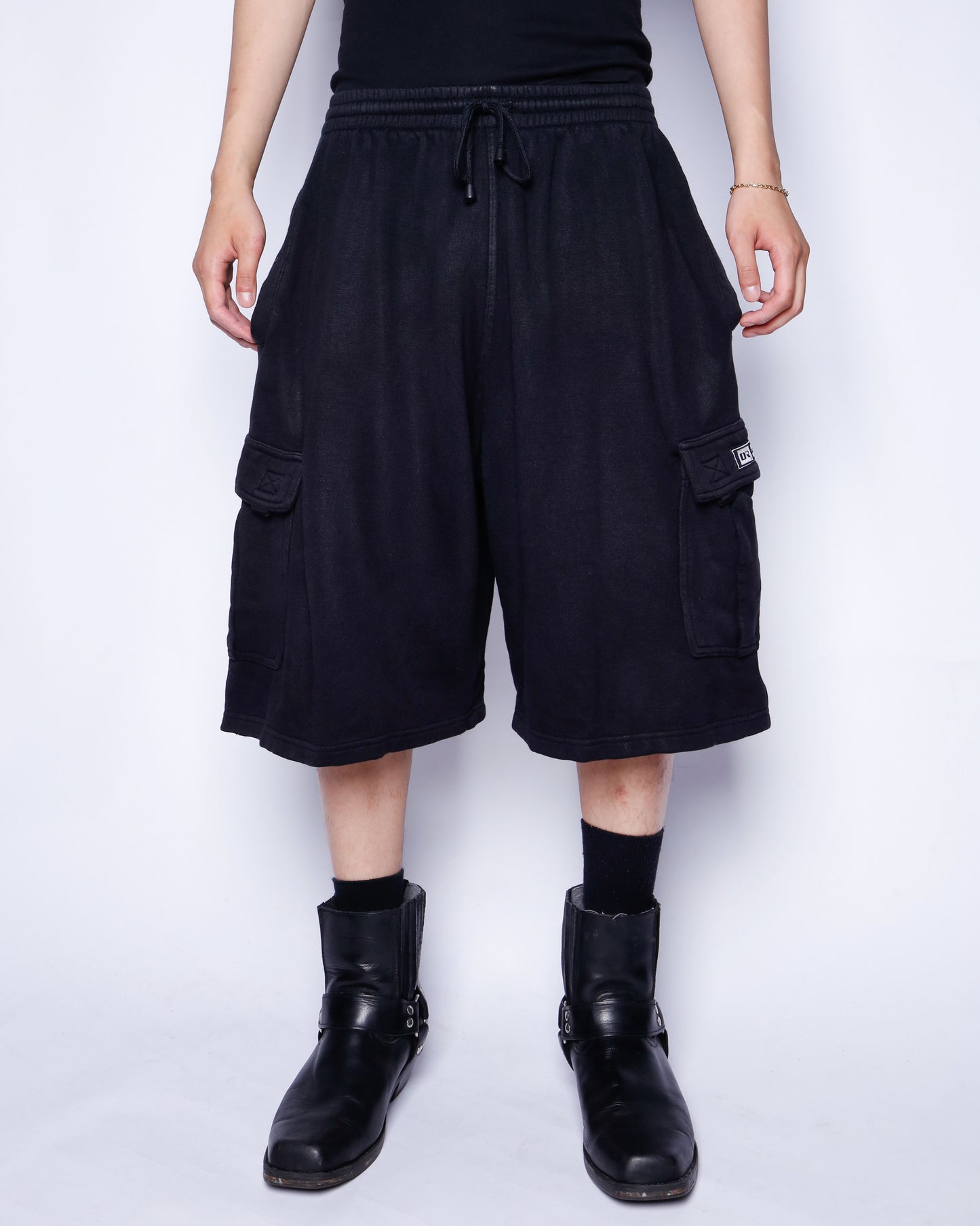 vintage sweat wide shorts