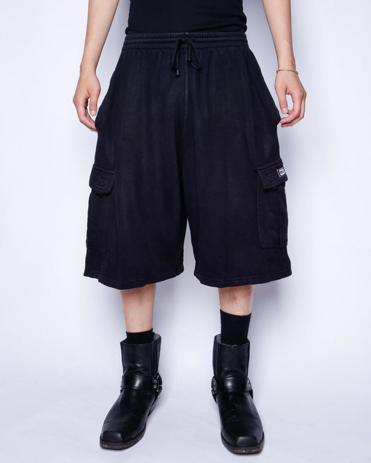 vintage sweat wide shorts