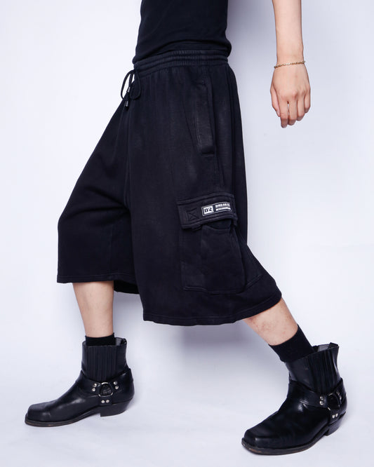 vintage sweat wide shorts