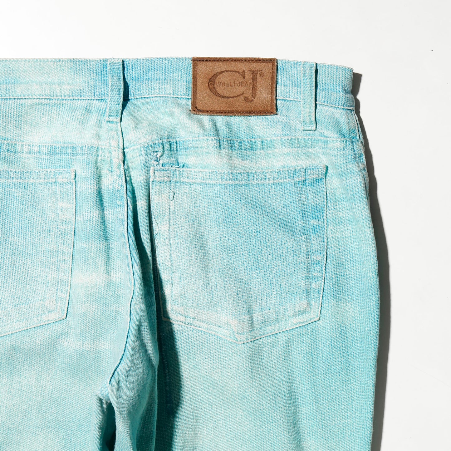 vintage 00's cavallie jeans gradient sky flare jeans