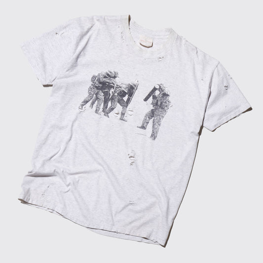 vintage 1993's dick kramer millitary art t-shirt