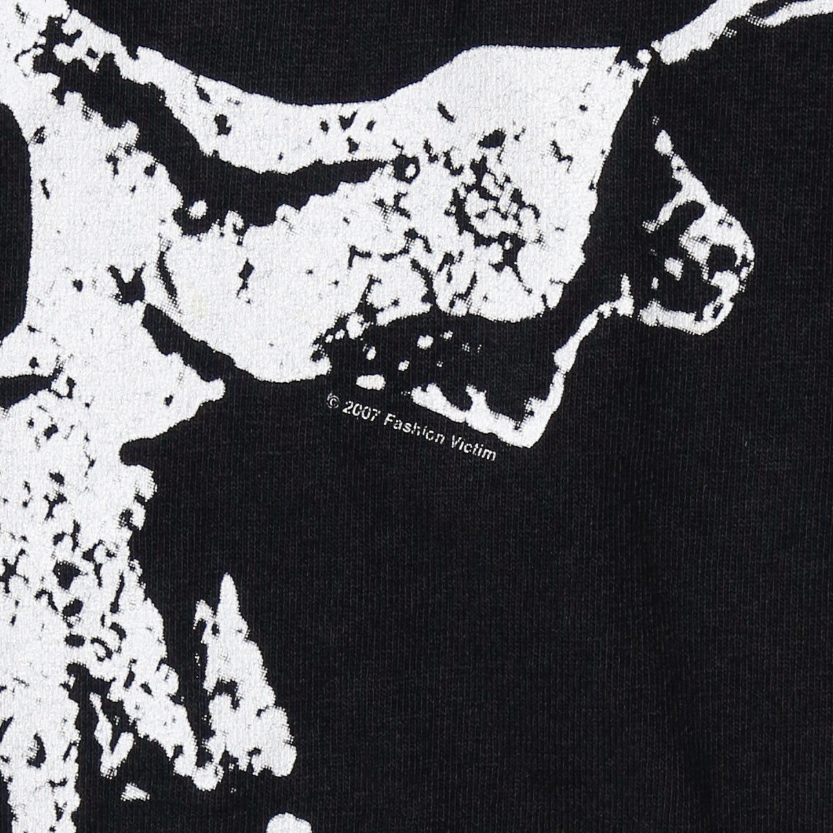 vintage 07's Fashion Victim skull t-shirt