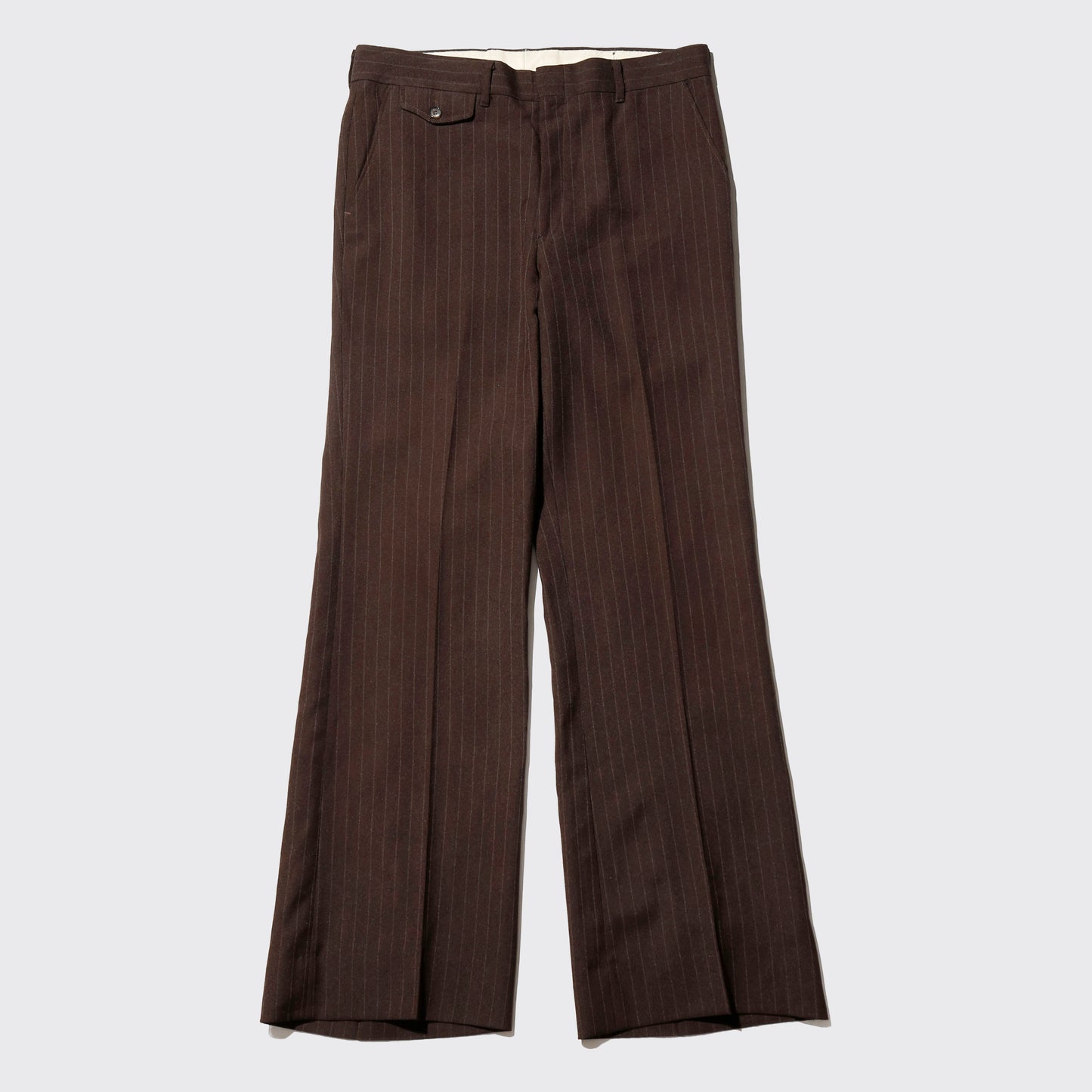 vintage 70's.stripe flare slacks