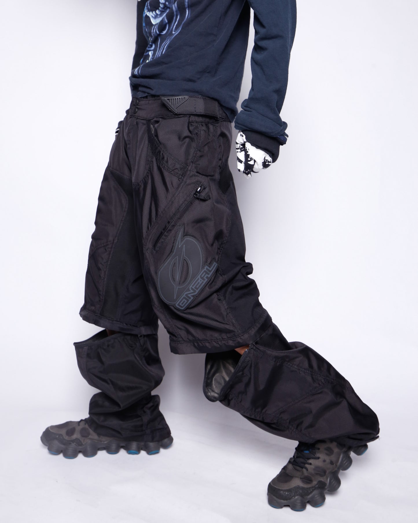 vintage 00's o’neal detachable motocross trousers