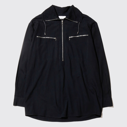 vintage half zip rayon pullover