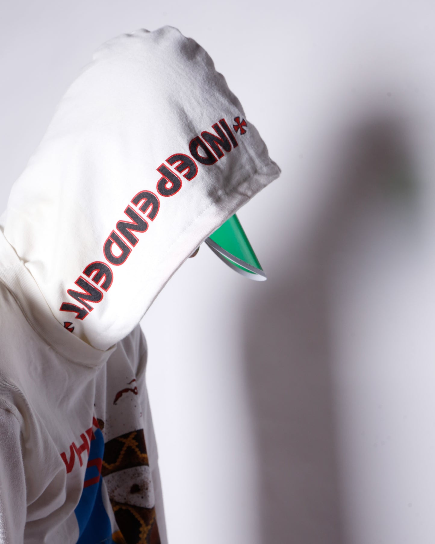*one-off hybrid hooded cut sew, with detachable globes