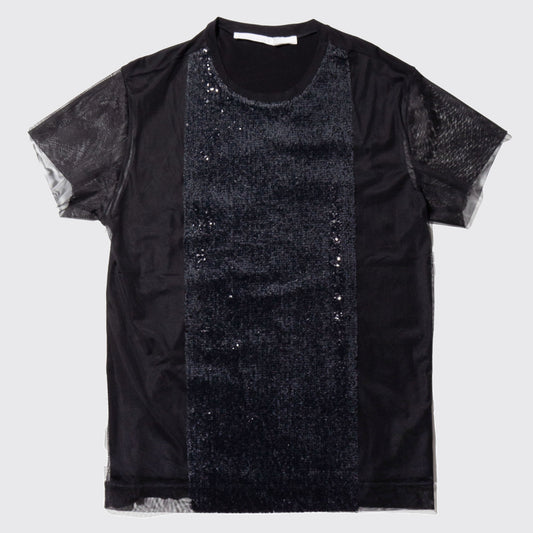 vintage mesh combi spangle h/s