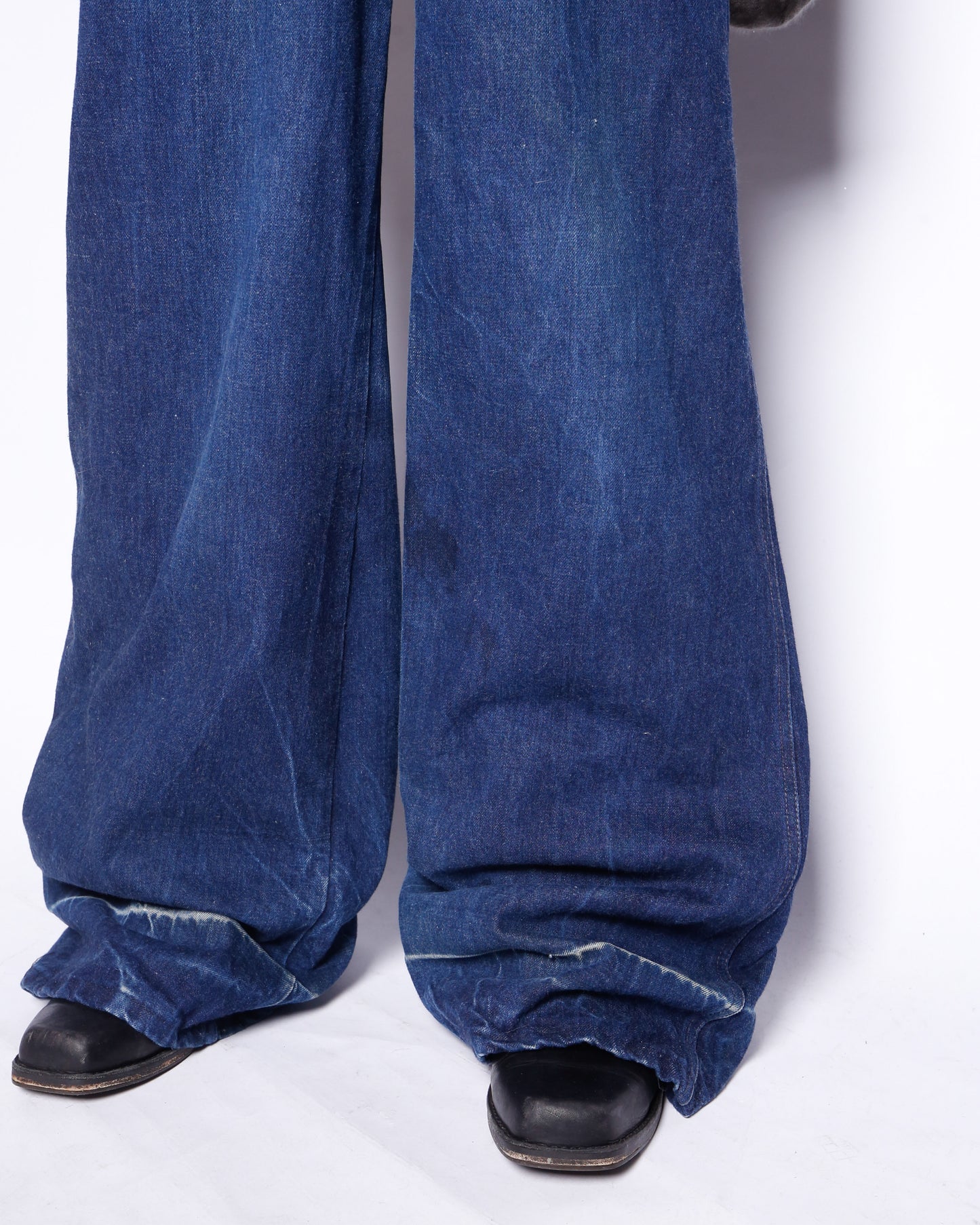 vintage 70's wide leg sailor jeans